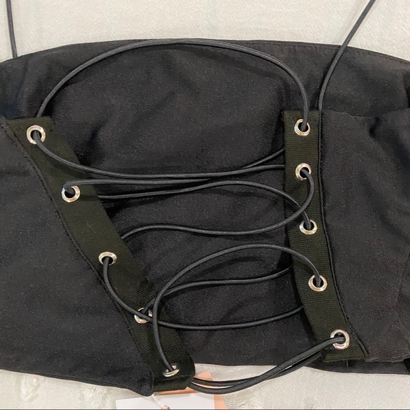 Tiger Mist Black Crop Top - Picture 4 of 5